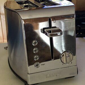 Krups 2-slice Toaster KH732D - Polished And Brushed Stainless Steel